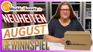 Neuheiten Box August 2024 │ World of Sweets Unboxing  Gewinnspiel [upl. by Ronaele]