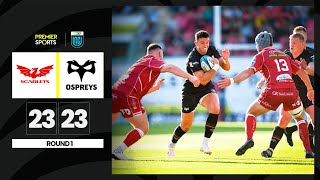 Scarlets vs Ospreys  Highlights from URC [upl. by Skolnik]