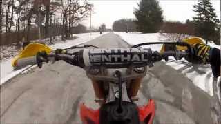 2007 CRF250R First Ride [upl. by Ecirtaeb]