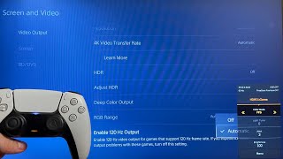 PS5 How to Get 120Hz on Monitors Tutorial Enable 120Hz Guide [upl. by Namrehs102]