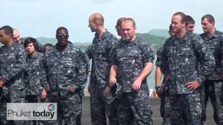 USS Nimitz shore leave in Phuket [upl. by Haisej]