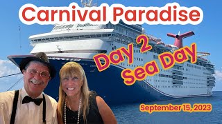 Carnival Paradise Day 2 Sea Day [upl. by Sadella]