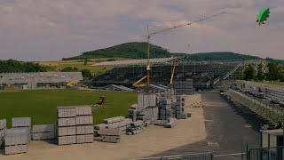 Aufbau der NÜSSLI Arena für das Eidgenössisches Schwing und Älplerfest Pratteln im Baselbiet [upl. by Mareld660]