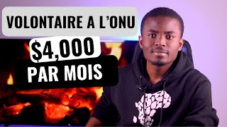 4000 par mois pour un volontaire des Nations Unies [upl. by Berlauda]