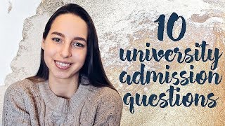 How to pass university admission interview  10 questions [upl. by Auvil]