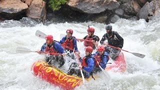 Rafting quotThe Numbersquot on Arkansas River Colorado [upl. by Anal]