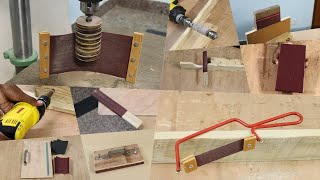 10 Amazing Sandpaper Hacks  Sanding Tip amp Tricks  DIY  GKs Wooden Workshop [upl. by Maximilian913]