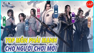 THIÊN NHAI MINH NGUYỆT ĐAO VNG  TOP NHỮNG MÔN PHÁI MẠNH DÀNH CHO NGƯỜI MỚI CHƠI LnPReviewer [upl. by Nosyaj795]