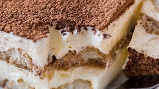 ثاني مرة زوجي يحضرلي تيراميسو الإيطالي الأصلي 😋🇮🇹 لذة لا تقاوم Tiramisu italien [upl. by Shirline928]