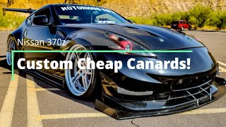 DIY Canards  370z [upl. by Brinkema239]