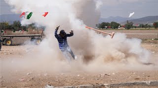 Exploding Hammer Festival in San Juan de la Vega Guanajuato Mexico 2019 [upl. by Yhtak]