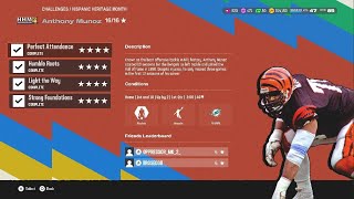 Madden NFL 25 Ultimate Team NMS Hispanic Heritage Month quotAnthony Munozquot SOLO Challenges [upl. by Bowerman]