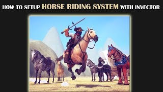 How to setup horse riding system with horse animset pro and invector unity 3d [upl. by Peskoff]