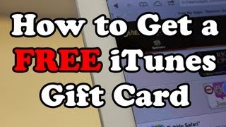 How to Get A Free iTunes Gift Card [upl. by Aneliram]