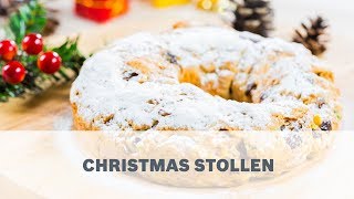 Christmas Stollen Bread Recipe  Cooking with Bosch [upl. by Ynnej930]