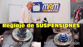 Reglaje de Suspensiones de una motocicleta por Carlos Morante [upl. by Alaikim]