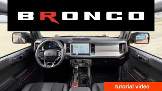 2024 Ford Bronco Raptor Interior Walkthrough Features Tips and Customization [upl. by Renrut]