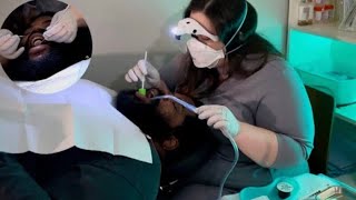 ASMR  Real Person Dental Exam Tooth Extraction Teeth TappingScraping Intentional Unintentional [upl. by Michi]