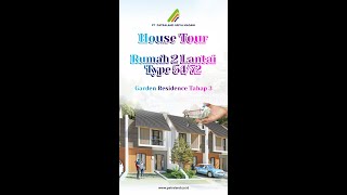 House Tour Garden Residence Tahap 3 Tipe 54 2 Lantai✨🍃 [upl. by Macintosh]