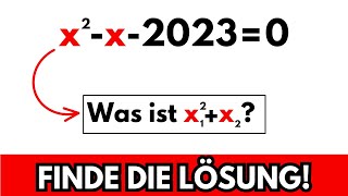 Eine schöne Mathe Aufgabe zu Silvester 🎆🎇 Mathe Aufgabe Gleichung lösen [upl. by Haimorej]