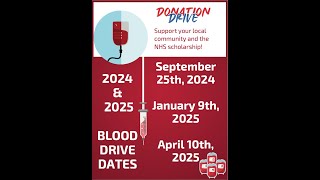 BPSD Blood Drives 202425 school year [upl. by Innob]