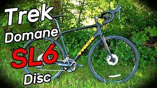 The 2019 Trek Domane SL6 Disc Endurance Ultegra Road Bike  Weight [upl. by Imuyam420]