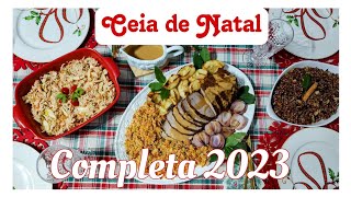 O Cardápio Completo para sua Ceia de Natal 2023 ceiadenatal [upl. by Fanestil]