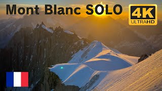 Mont Blanc 4809m SOLO climb via Trois Monts route [upl. by Mehta]