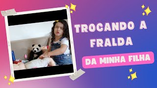 TROCANDO A FRALDA 🤢💩 youtube video [upl. by Damara]