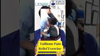 Tailbone Chiropractic Adjustment  tailbone pain relief exercise  coccyx adjustment  Chiropractor [upl. by Llerod]