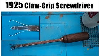 1925 Screw Holding Screwdriver Review  Restoration  SJ Cox [upl. by Hewett514]