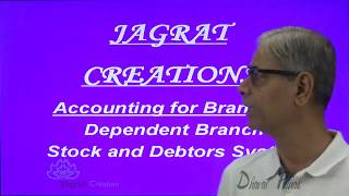 Branch Accounts Stock and Debtors System Lecture 23 [upl. by Ahseiyk]