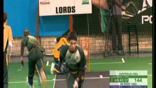 Indoor Cricket Junior World Series 2012 14ampU Australia vs South Africa [upl. by Schear]