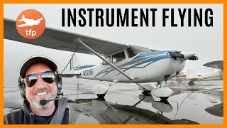 INSTRUMENT FLYING  THE WAY I FLY IFR  FLIGHT TRAINING  CFII FLYING IN THE CLOUDS TO FLIGHT LESSON [upl. by Scully59]