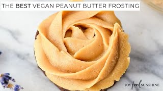 Vegan Peanut Butter Frosting [upl. by Chancelor484]