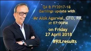 RILresults for Q4 amp FY201718 on 27 April 2018 [upl. by Marylou]