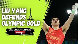 Liu Yang Defends Olympic Gold in Still Rings liuyang gymnasticrings olympicgymnastics [upl. by Aiciled]