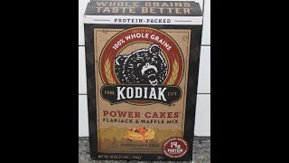 Kodiak Power Cakes Chocolate Chip Flapjack amp Waffle Mix Review [upl. by Jona]