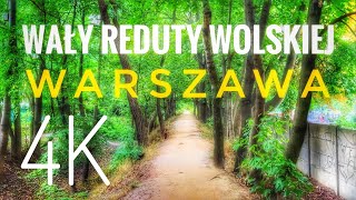 Warszawa Wola Fort Sowińskiego Reduta Wolska wały przy ulicy Redutowej i Wolskiej 2024 [upl. by Trinia]