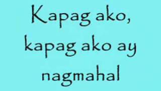 Kapag ako ay nagmahal  Jolina Magdangal w LYRICS HIGH QUALITY [upl. by Aciretnahs]