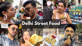 Delhi Street Food  Lajpat Nagar Market Food  Noida Street Food 🥟🌽🍜 streetfood delhistreetfood [upl. by Hennahane]