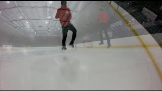 SLOW MOTION DOUBLE SALCHOW  FIGURESKATING  GOPRO [upl. by Ahsiloc]