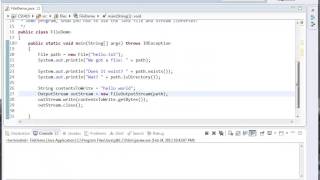 Java Basics  IO Part 1  Files and Streams [upl. by Nnaear]