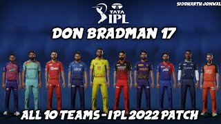 DBC 17 IPL 2022 PATCH  OFFLINE PATCH FREE DOWNLOAD [upl. by Imefulo]