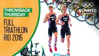 FULL Mens Triathlon  Rio 2016 Replay  Throwback Thursday [upl. by Siusan]