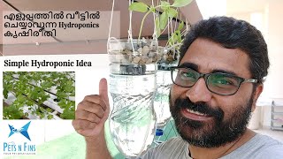 എളുപ്പത്തിൽ വീട്ടിൽ ചെയ്യാവുന്ന hydroponics കൃഷിരീതി  Simple Home Hydroponics in Malayalam  DIY [upl. by Nirre]