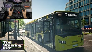 First Time Driving a Bus  Realistic Bus Simulator  G29 Steering Wheel amp Gear Shifter Gameplay [upl. by Cassey]