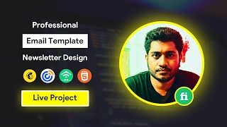 Clients Live Project  MailChimp Email Template Design Complete Bangla Tutorial By Akon M Hasib [upl. by Salta123]