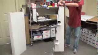 Easel assembly instructions for your Cardboard Standup Cutout Prop [upl. by Thadeus]