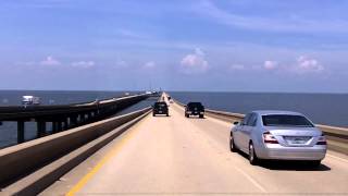 The Worlds Longest Overwater Bridge the Lake Pontchartrain Causeway [upl. by Seumas]